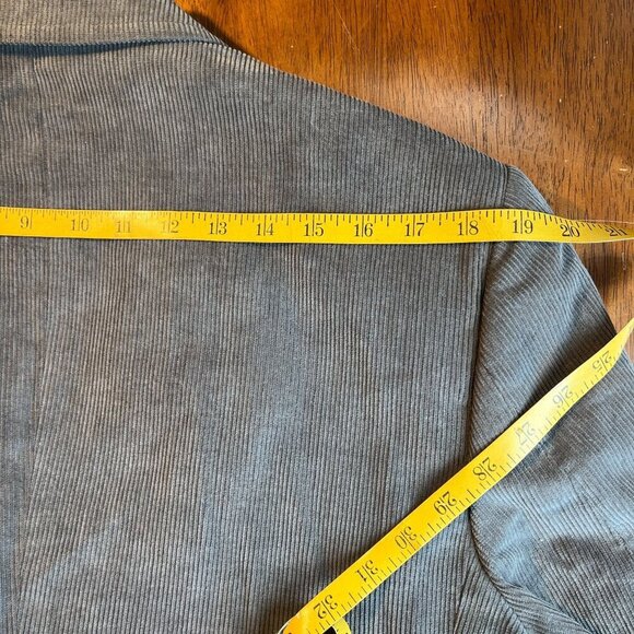 Vintage Wide Wale Corduroy Blazer Mens 44R Academia Teacher Preppy Professor - Picture 11 of 13